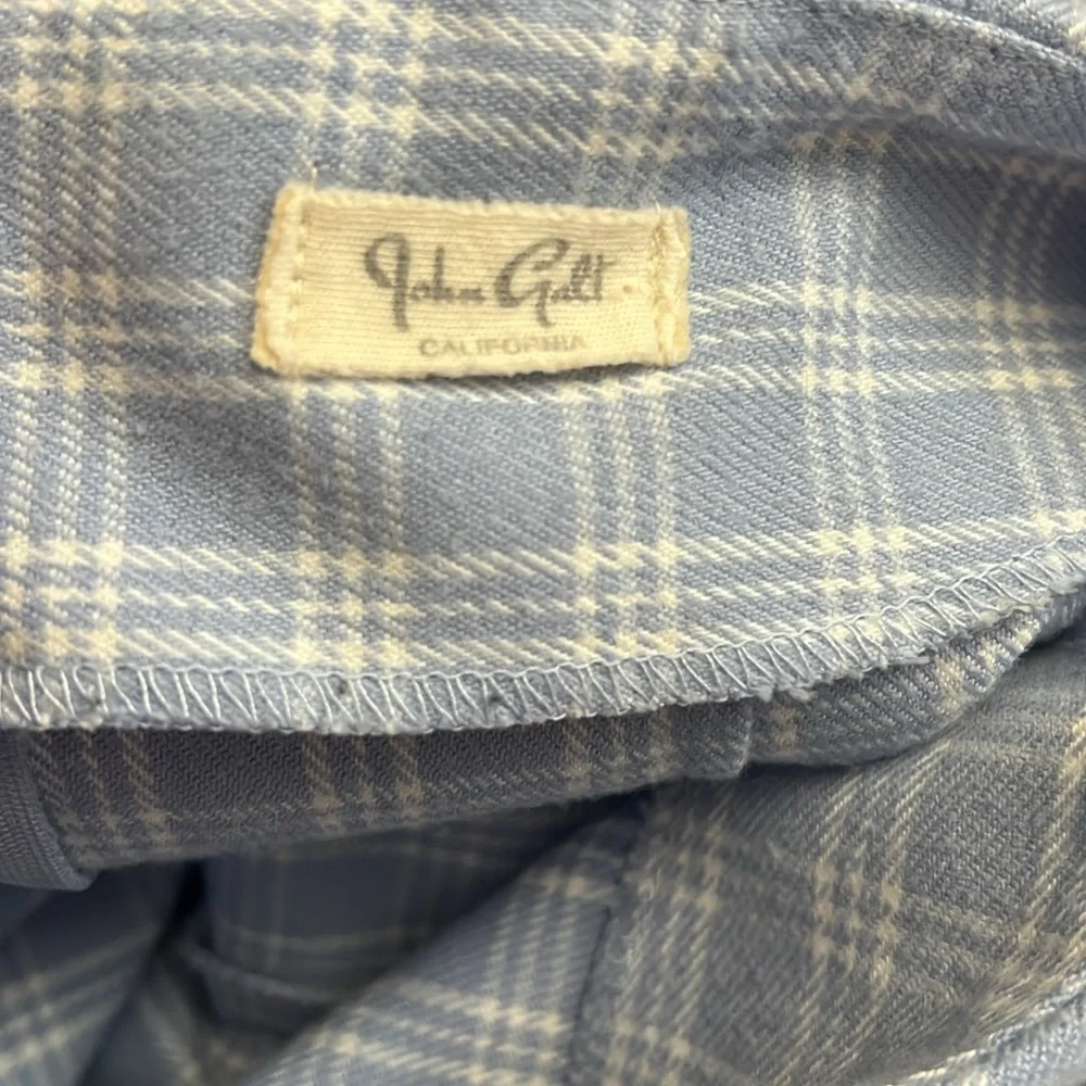 Blue plaid John galt skirt - Picture 4 of 6